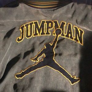 Michael Jordan green Gold letterman‘s jacket